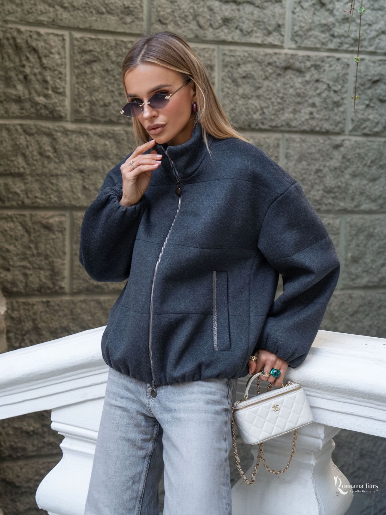 УТЕПЛЕННЫЙ БОМБЕР PREMIUM В СТИЛЕ Brunello Cucinelli